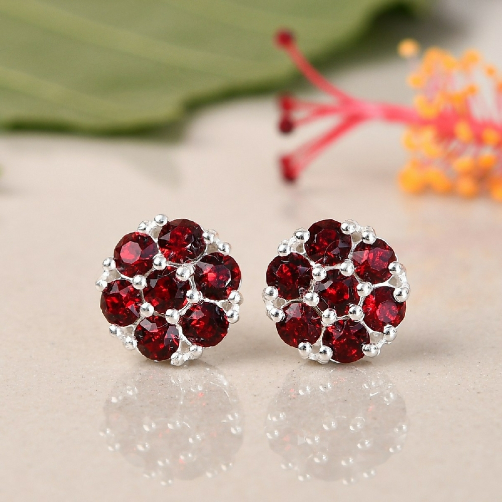 SWAROVSKI RUBY EARRINGS